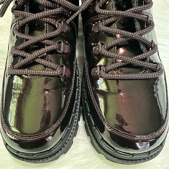 Skechers 90’s Jammers Cool Block Burgundy Chunky Platform Shoes Women’s sz. 10 - Picture 3 of 9